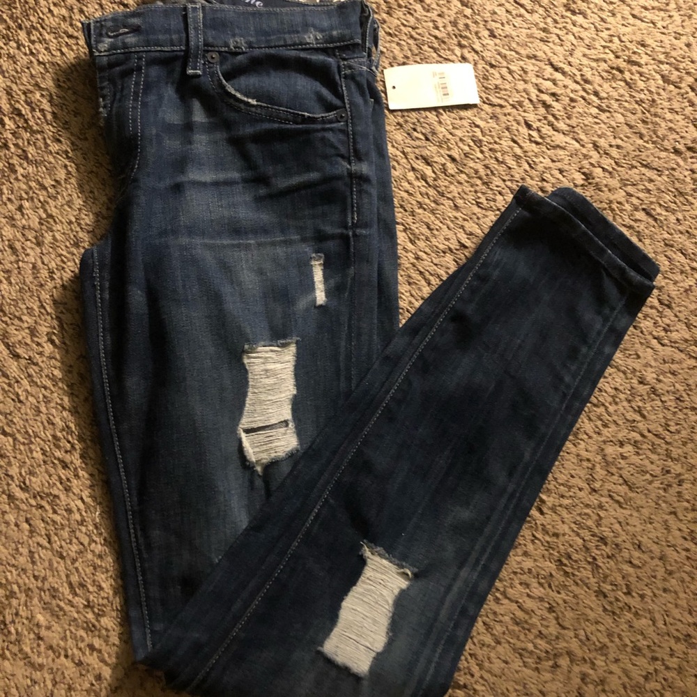 Factory destroyed skinny jeans